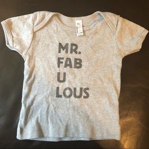 *American Apparel* Mr. Fabulous Top 12-18 Mos